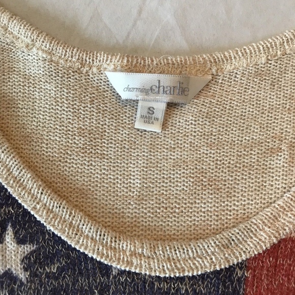 Charming Charlie Women's knit Top Size Small - Picture 2 of 4